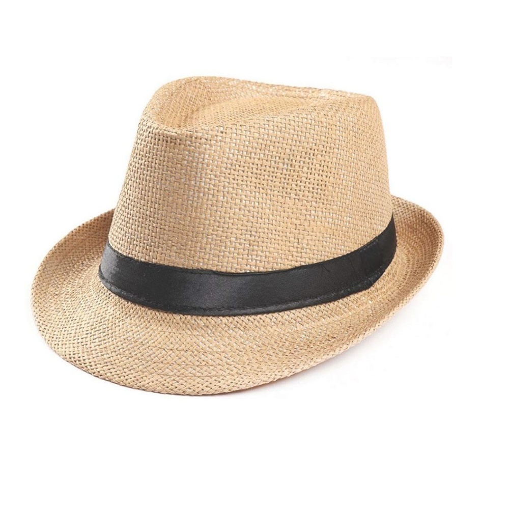 *NEW* Unisex Straw Fedora Hat